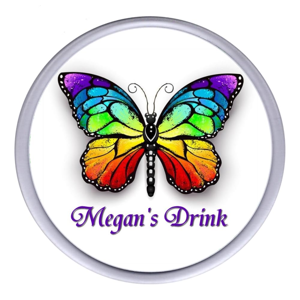 Key Expressions Personalised Butterfly Acrylic Drinks Coaster