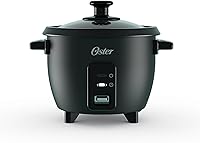 Vista 1 de Oster - Arrocera de 6 tazas con bandeja vaporizadora, máquina de arroz eléctrica, función mantener caliente automática, olla interior antiadherente