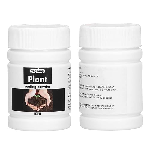 Alvinlite Polvo de hormona de enraizamiento para plantas moderadamente difíciles de raíces - 1.76 oz de fertilizante de raíces en polvo de