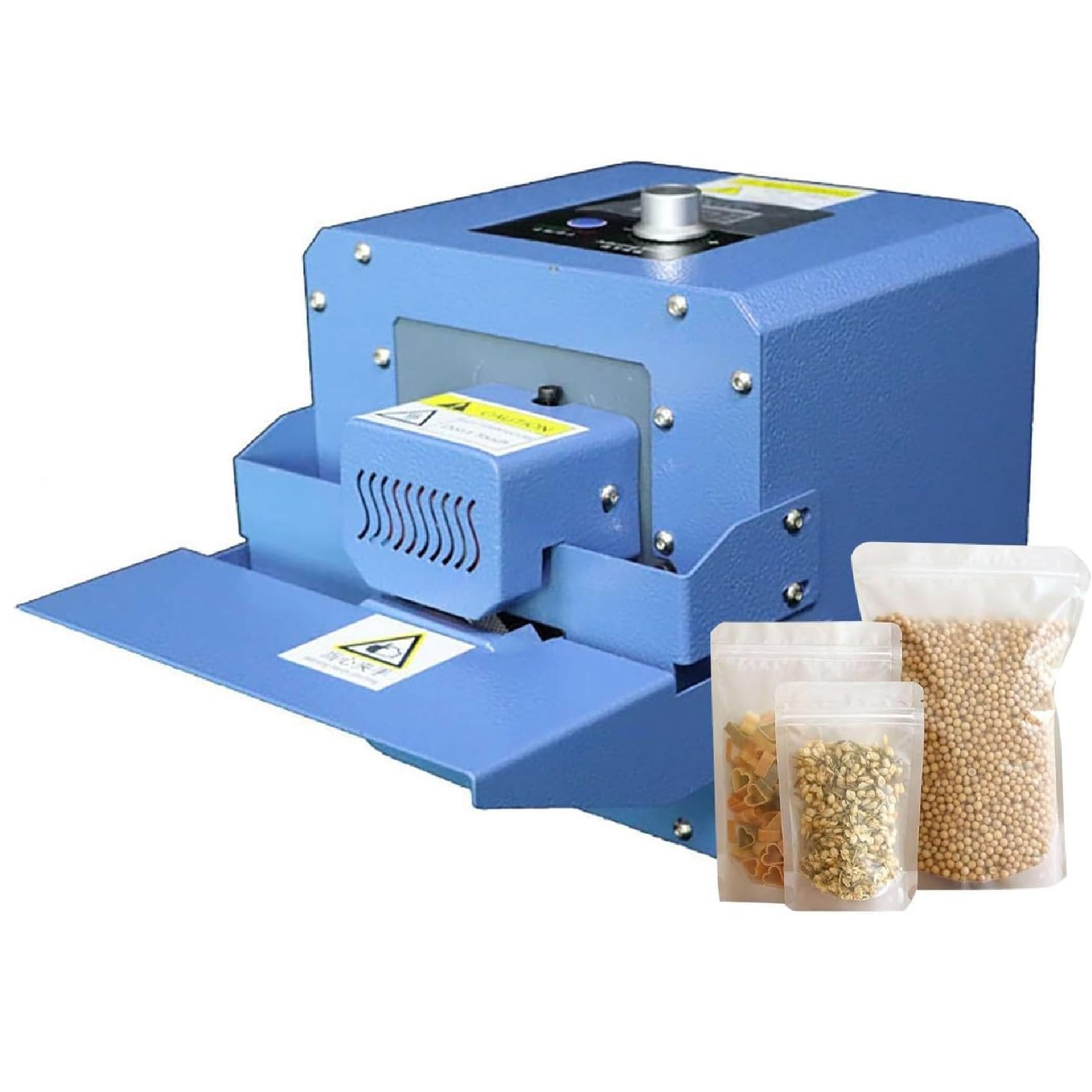 300W Automatic Heat Sealing Machine, 5m/min Industrial Continuous Sealer Food Packaging Machine, Foil Bag, Kraft Paper Bag