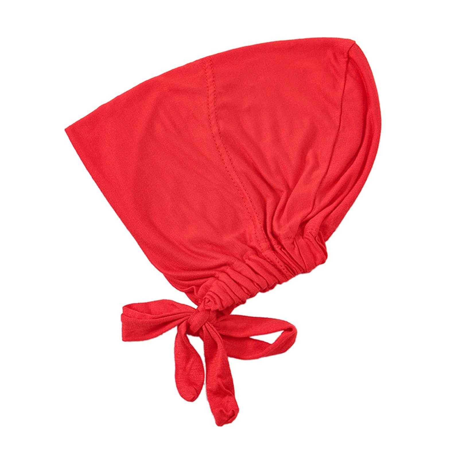 XuQiZZpp Soft & Breathable Hijab Hat Elastic Tie Back Bonnet Religous Headwrap for Women Enjoy Comfort and Fashion