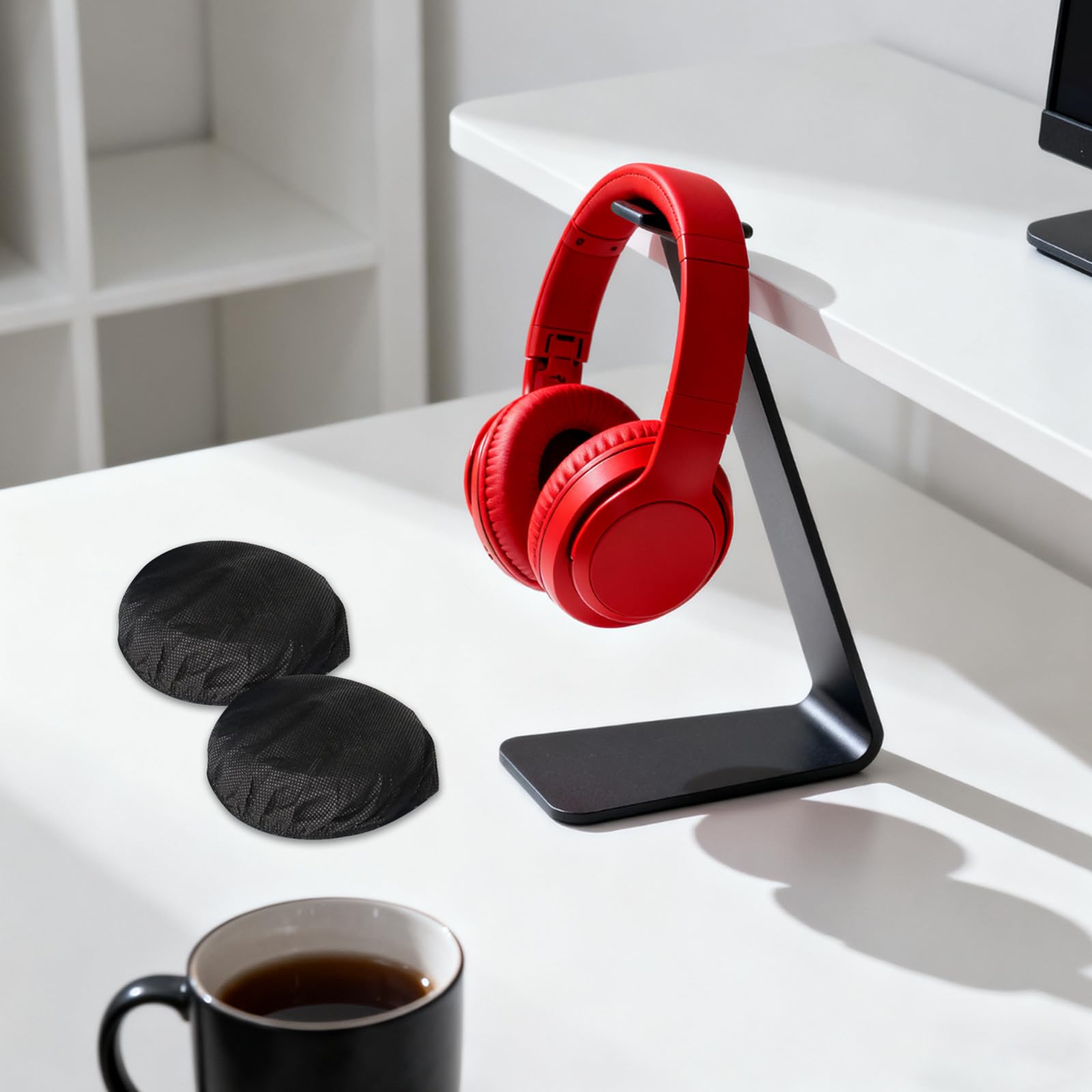 jojofuny 300 pezzi di copriauricolari in tessuto non tessuto per cuffie - Protezioni auricolari di ricambio per cuffie aeronautiche, palestra, allenamento, corse, giochi, caccia
