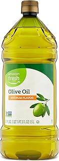 Amazon Fresh, Olive Oil, Medium Flavor, 51 Fl Oz (Pack of 1) (Previously Happy Belly, Packaging May Vary)