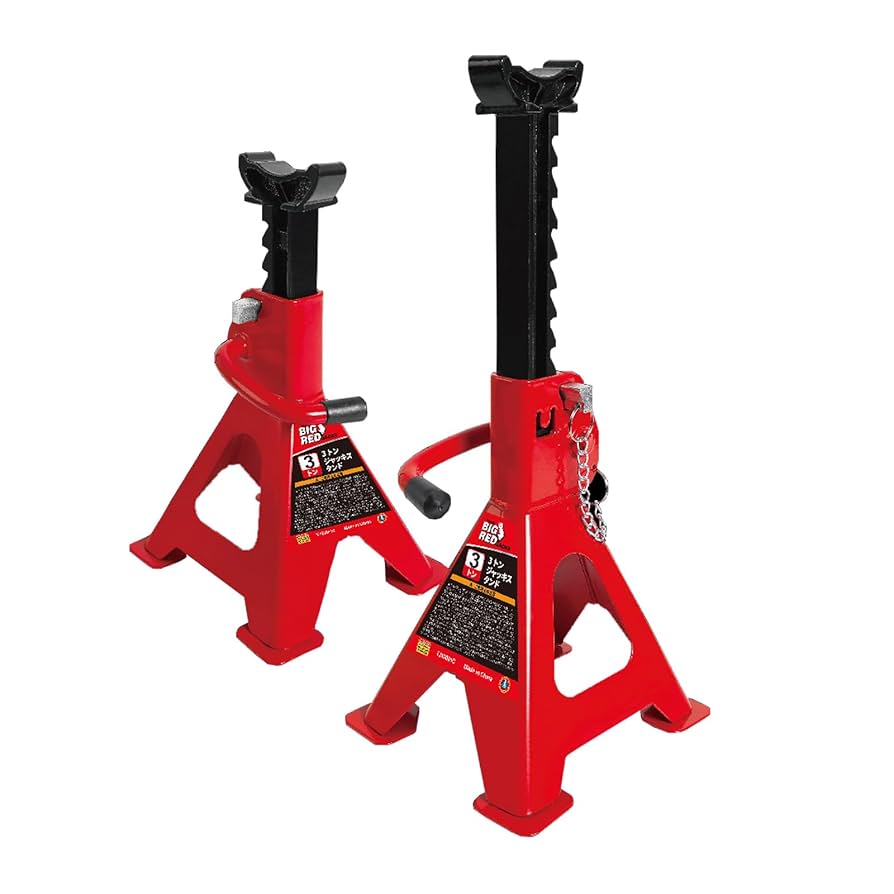 Amazon.co.jp: BIG RED ジャッキスタンド 3t 高さ10段階調整可能
