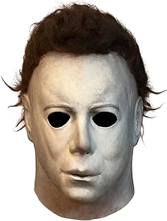 Michael Mask for Adults – Realistic Latex Full-Head Halloween Mask, Scary Horror Cosplay Costume Accessory