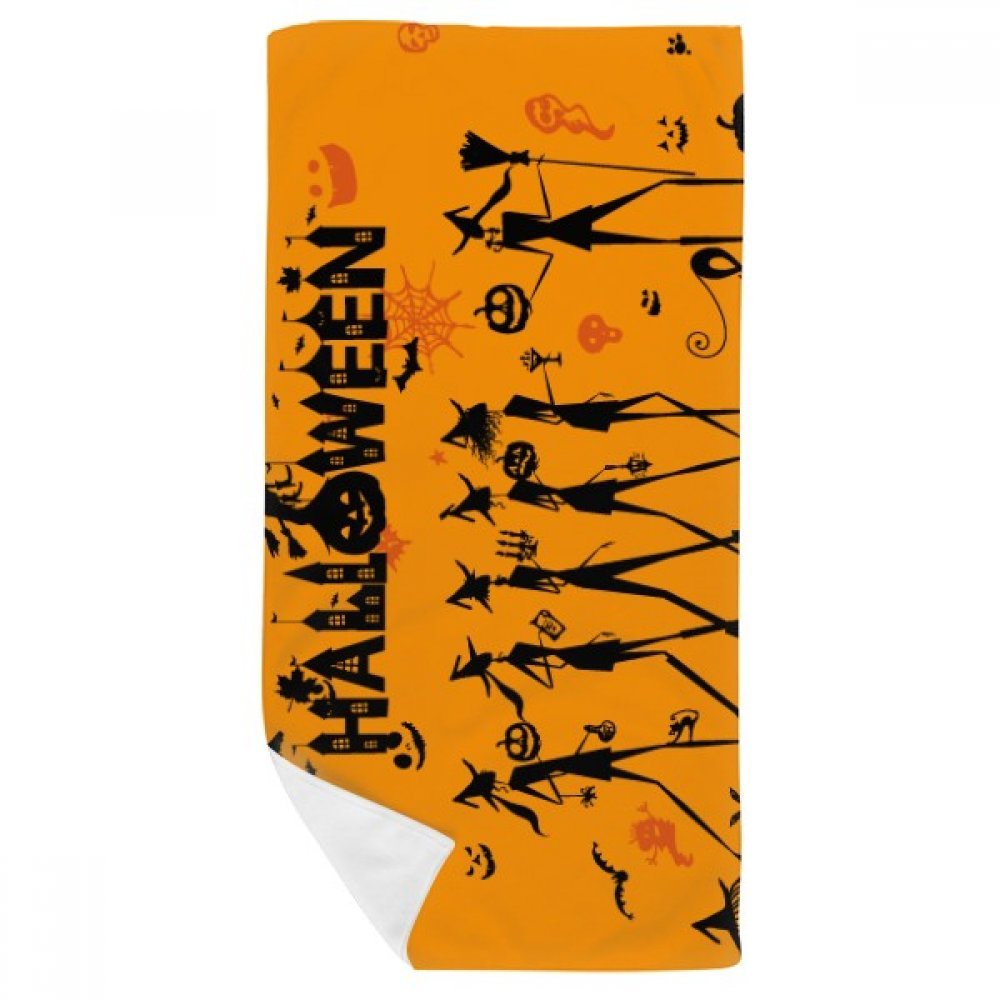 Serviette de bain Halloween sorcière douce pour protéger les peaux sensibles