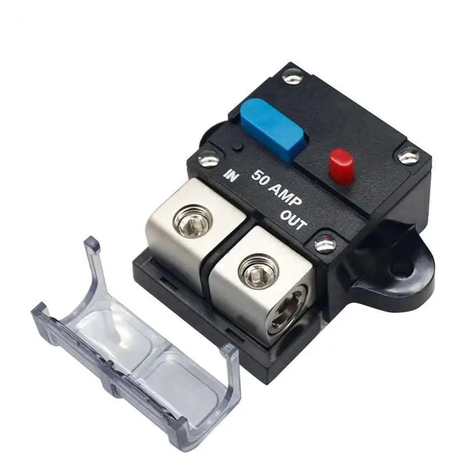 NVSFZGIYG 50A/60A/80A/100A/150A/200A/300A Car Truch Audio Circuit Breaker Fuse Holder(30a)