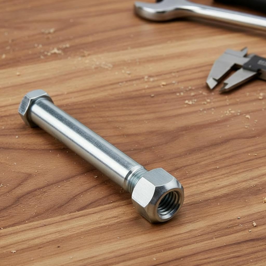predolo Broches de Pelle, Accessoire pour Mini Pelle, Axe de Godet pour Mini-Pelle Haute Résistance Goupille d'attachement pour Excavatrice Acier Au Carbone Axe de Articulation Universel