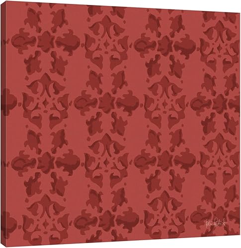 Jaxson Rea "Vintage Petals Pattern VE Gallery Wrapped Canvas by Katie Pertiet, 36" x 36"