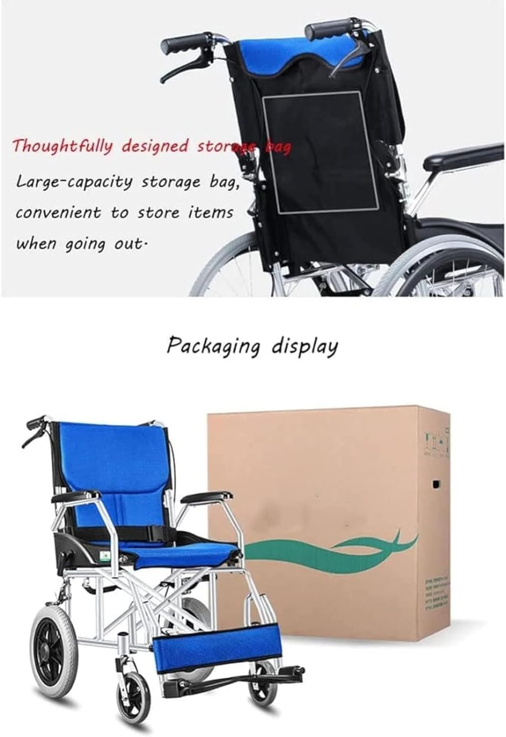 Silla de ruedas de aleación de aluminio ligera plegable transporte silla de ruedas autopropulsada silla de ruedas pedal ajustable silla de viaje para ancianos sillas de ruedas