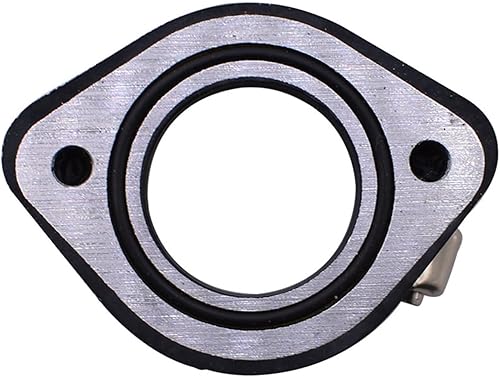 Miniatura 6 de labwork Adaptador de admisión de brida de carburador de carbohidratos de 1.102 in y 1.378 in Reemplazo de arranque para VM24 Intake Top Bike Solid