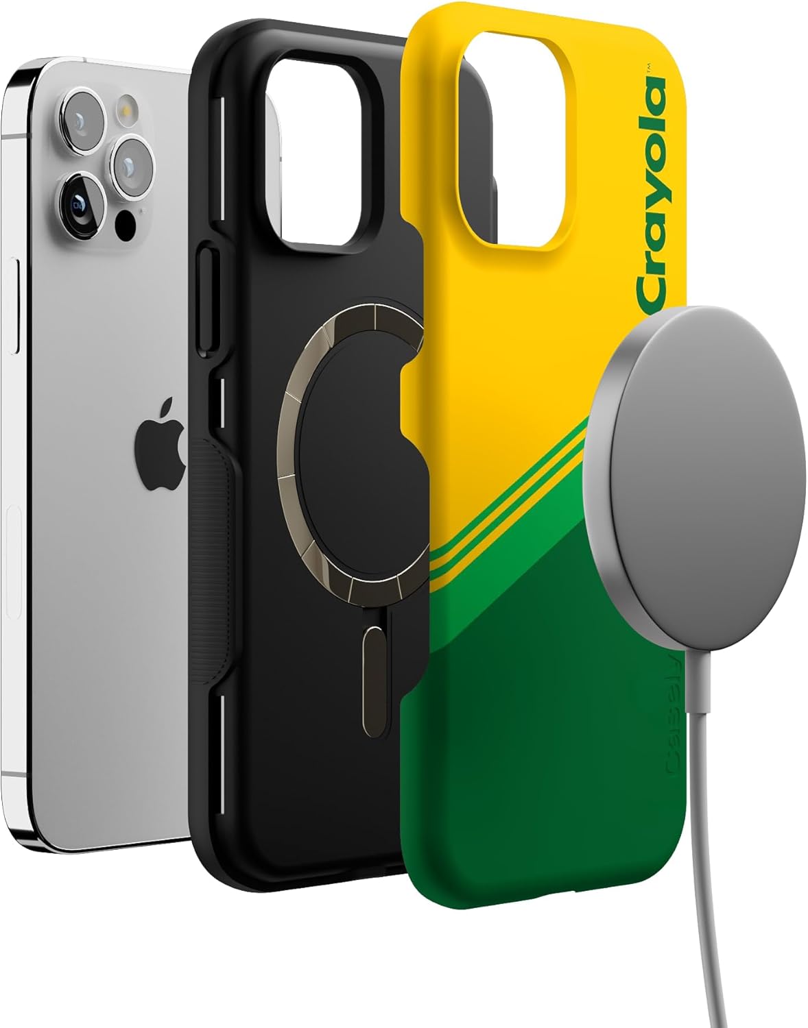 Casely iPhone 12/12 Pro Case | Keep It Classic | Crayola Crayon Box | Bold Protective Design | Compatible with MagSafe