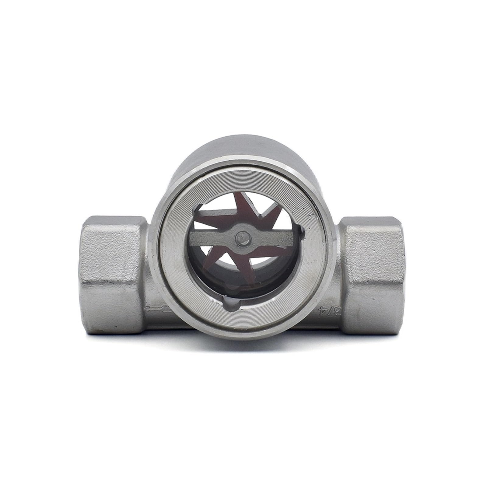 Indicateur de flux anti-blocage en inox 304 pour surveillance de pompe eau