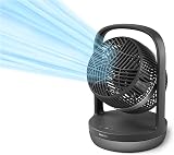 Philips Oscillating Table Fan Series 3000. Powerful & Ultra-Quiet with SilentWings Technology. 23 dB. Air Circulator. Adjustable Tilt 180°. 12h timer. For Bedroom, Home and Office. Black (CX3050/01) - 5