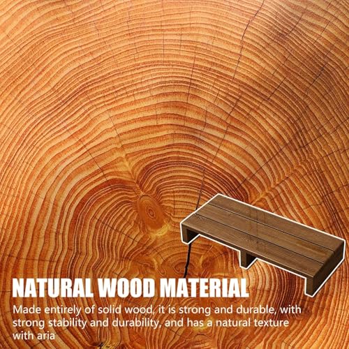 Base de madera antideslizante de 11 cm perfecta para el jardin y tu sala de estar 2