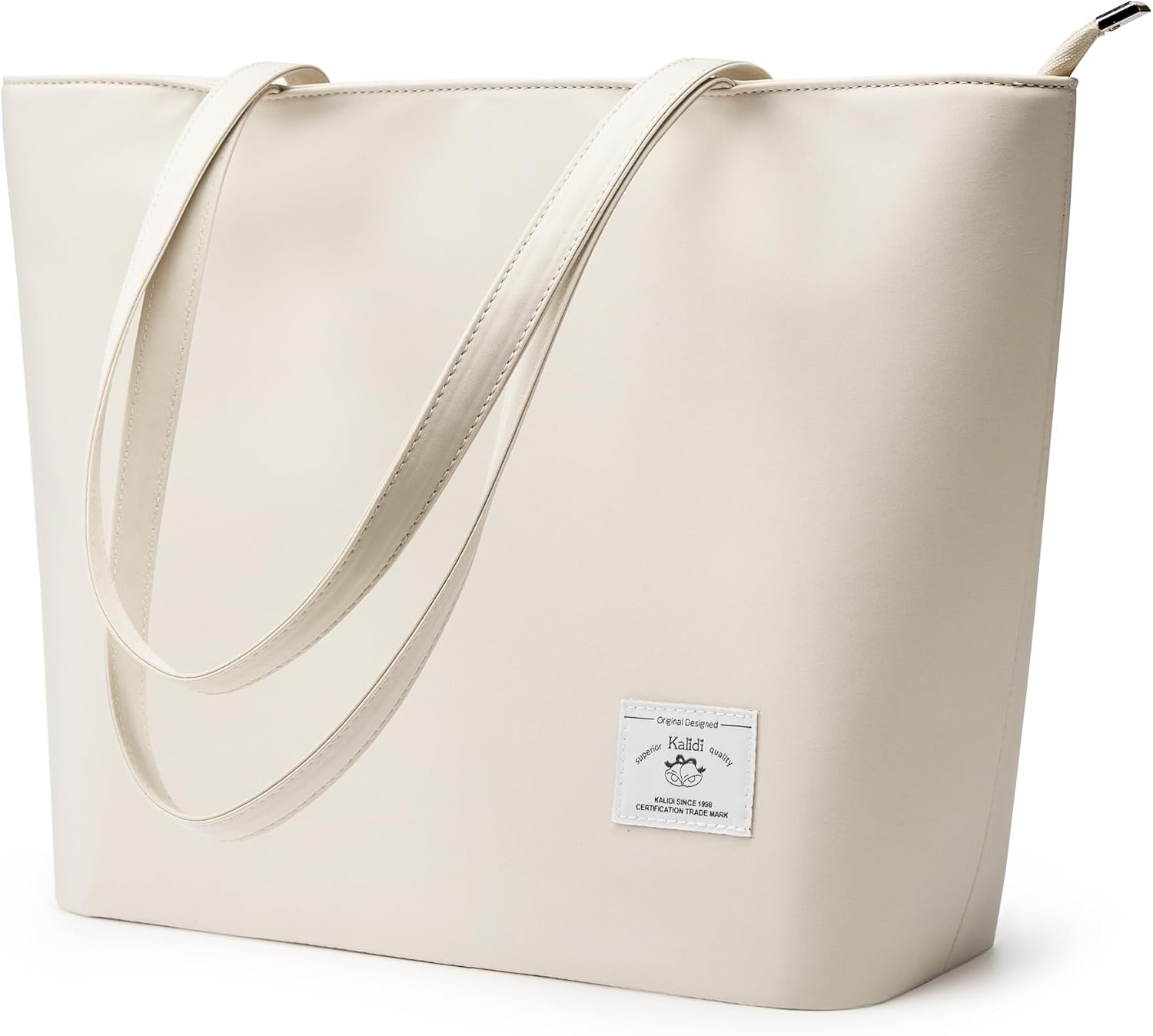 KALIDI Tote Bag for Women Large Waterproof Shoulder Bag Zipper Casual Hobo Handbag Work Shopping Lightweight