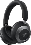 soundcore Space One Pro by Anker, Adaptive Active Noise Cancelling Headphones Driven by 6 Mics, Super Foldable Design, 60H Lossless Audio, Ultra-Fast Charging, Hi-Res Wireless Audio, Comfortable Fit | Adaptive Active Noise Cancelling, 60H Playtime, H