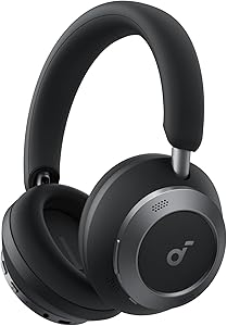 Soundcore Anker Space One Pro Adaptive Active Noise Cancelling Headphones with 6 Microphones, Super Foldable Design, 60H Lossless Audio, Ultra-Fast Charging, Wireless Hi-Res with LDAC