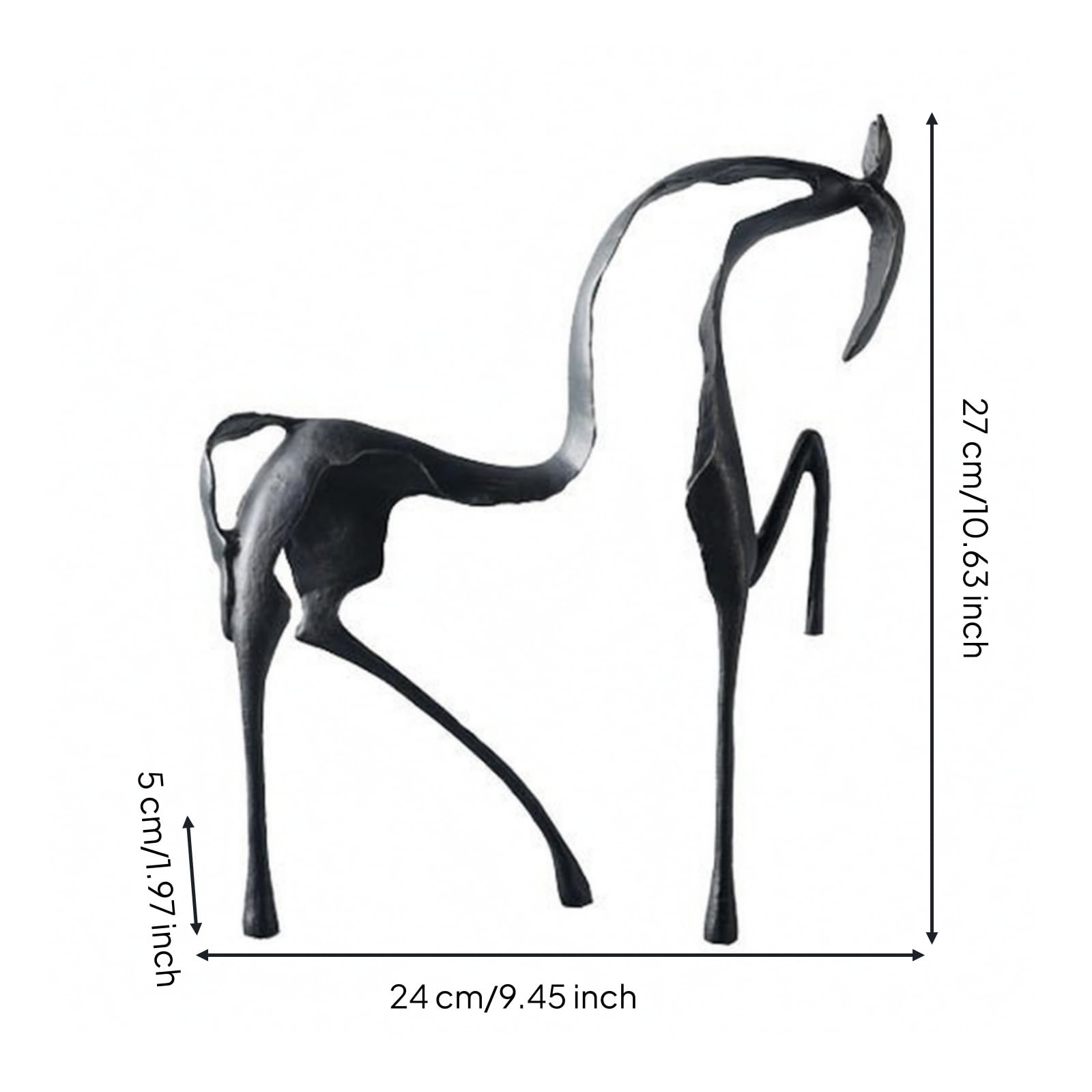 Escultura Caballo Elegante