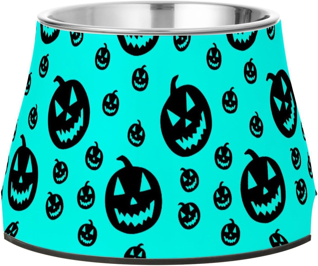Pumpkin Halloween Pet Bowl Elevated Dog Bowls with Stainless Steel, Raised Dog Bowl for Comfortable Feeding and Easy Cleaning, for Pets.23301068