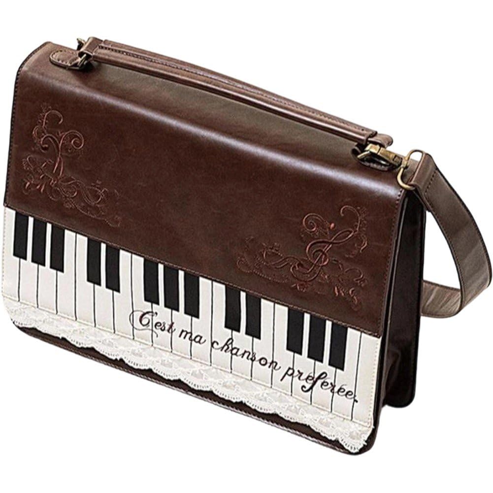 Sac en cuir vintage style piano aux finitions Y2k uniques