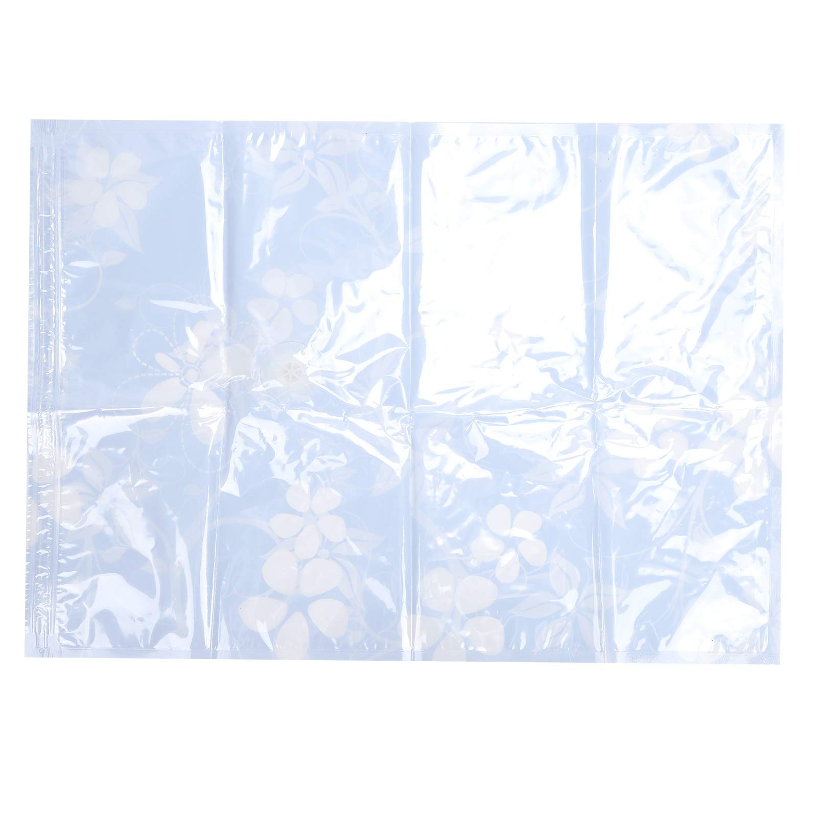 Cocoarm Sacco Sottovuoto da 2 Pezzi Sacco Compresso Sottovuoto in PE con Doppia Chiusura e Valvola dell'aria da 3,5 Cm per Vestiti, Trapunte, Coperte, Viaggi, Casa, Armadio, Organizzazione (50*70cm)