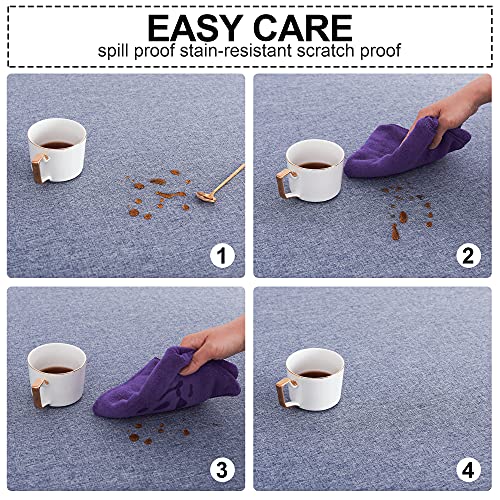 Kgorge Retangle Tablecloth Waterproof Wrinkle Free Scratch Resistant And Washable Linen Rectangle Table Cover For Kitchen Dining Table Holiday Decor, 60 X 102 Inch, Denim Blue #TOP3