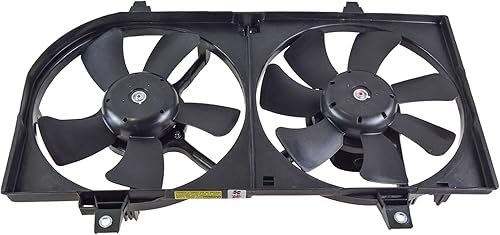 Vista 99 de TRQ Conjunto de ventilador de enfriamiento dual para radiador Compatible con 2004-2006 Lexus ES330 Toyota Camry 2004-2008 Solara LX3115111