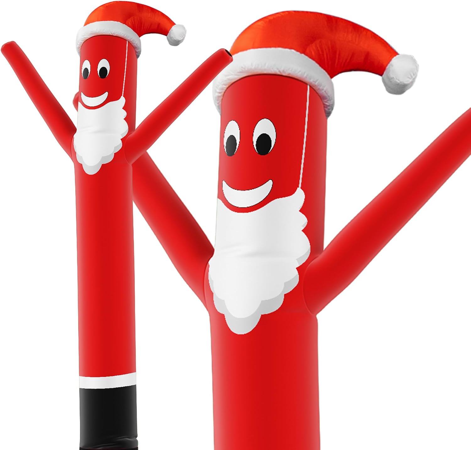 LookOurWay Air Dancers Wacky Waving Inflatable Tube Man Attachment - 6 Feet Tall Advertising Air Dancer Waving Man Inflatable Tube Guy - Blower Not Included - Santa Disguise