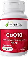 Vista 1 de EZ Melts Dissolvable CoQ10 Supplement 100 mg, Sugar-Free, 2-Month Supply - 1 Pack