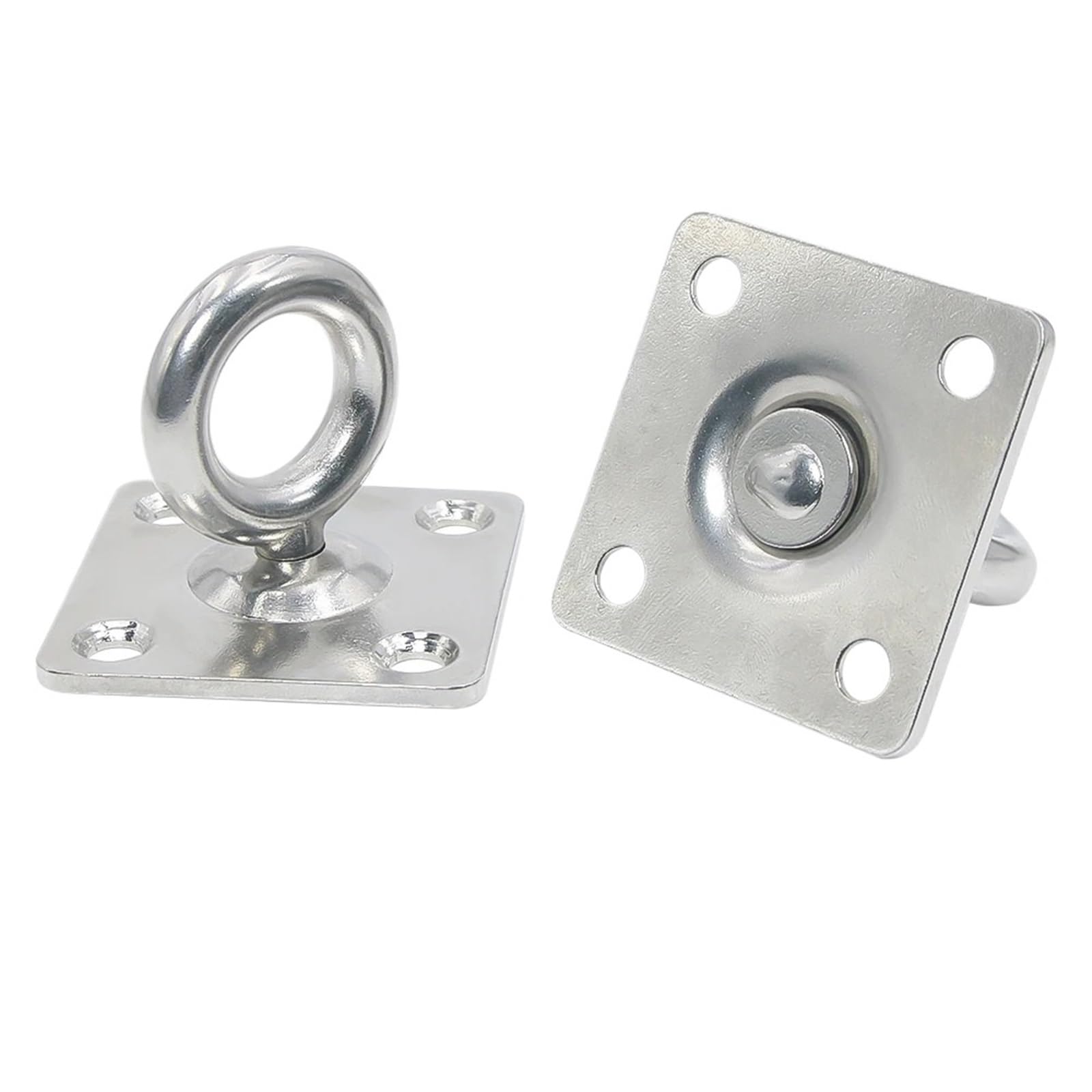 Luysgbxr M8 Stainless Steel Ceiling Hooks 6Pcs 304 Stainless Steel Ceiling Suspension Hooks, Circular Suitable For Ceiling/Wall