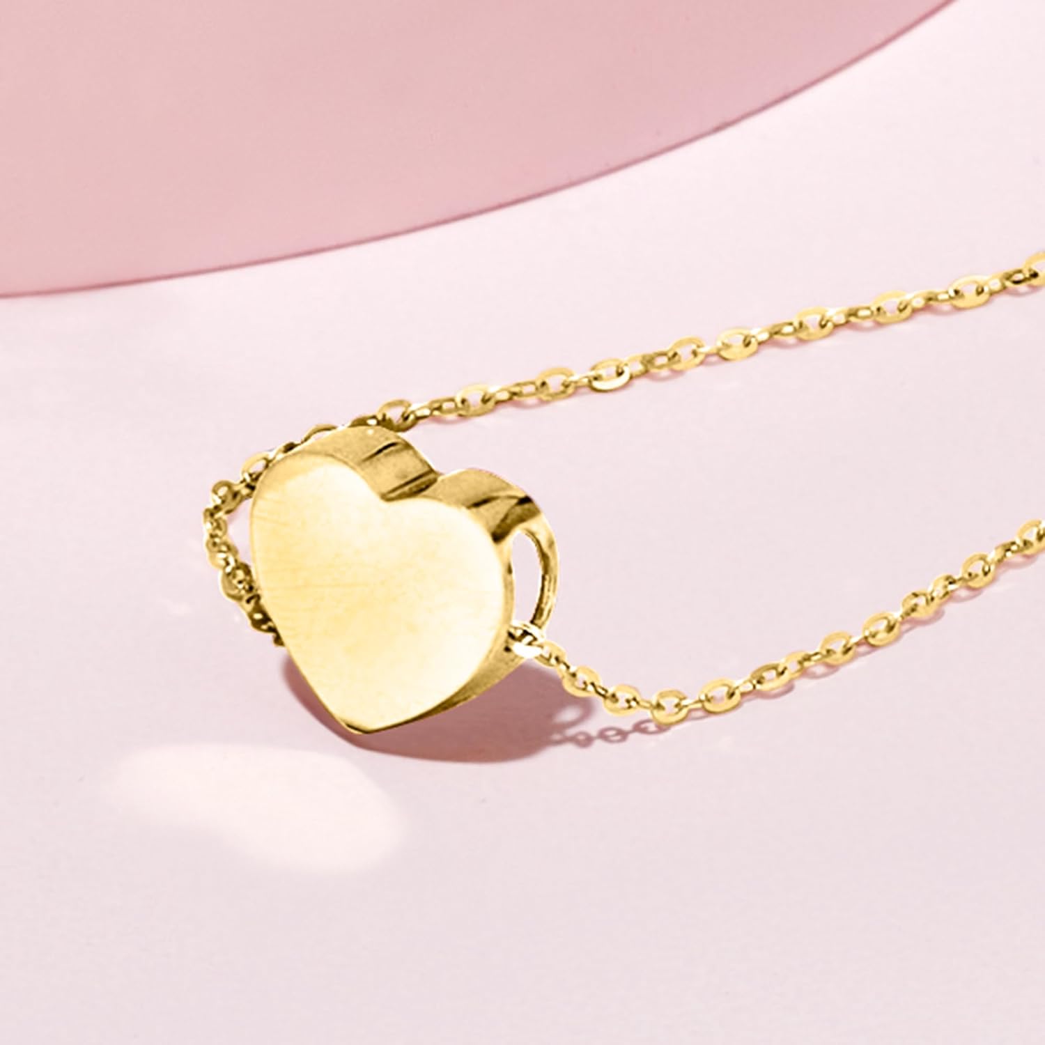 Pure Collection by Ross-Simons 14kt Yellow Gold Heart Pendant Necklace