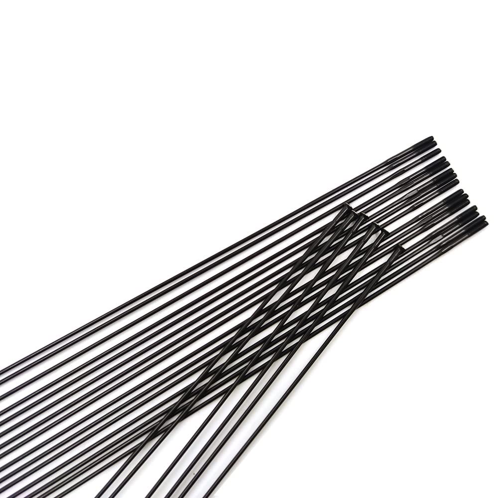 Raggi Bicicletta Raggi Rotondi for Bicicletta 14G Straight Pull J-Bend Neri(J-Bend 24pcs)