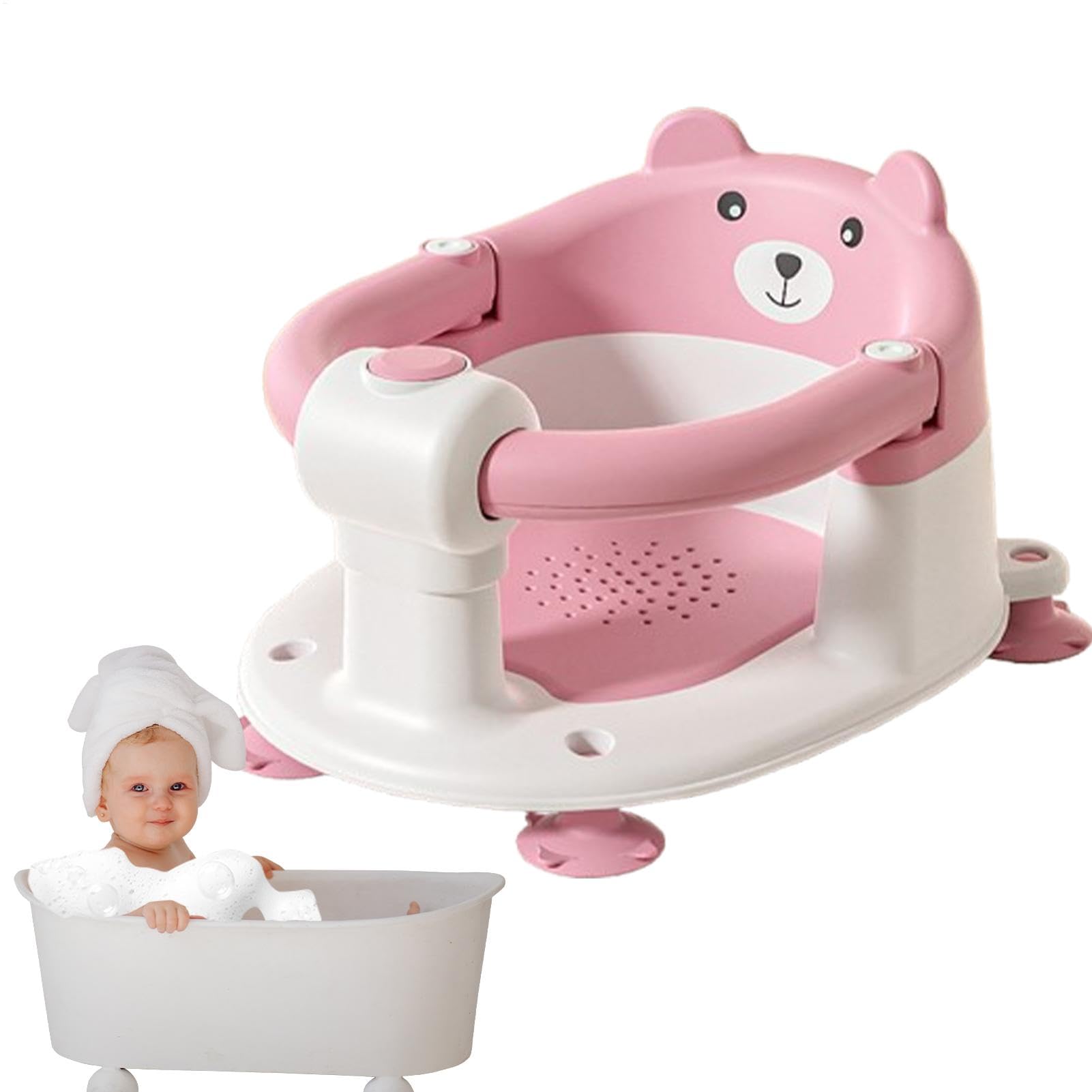 Seggiolino Da Bagno Per 6+ Seduta In Vasca, Sedile Da Bagno | Seduto Per Bambini e Bambine 6+ , Maschi e Femmine, , Seggiolino Bagnetto, Sedile Vasca, Bebè, Piccoli