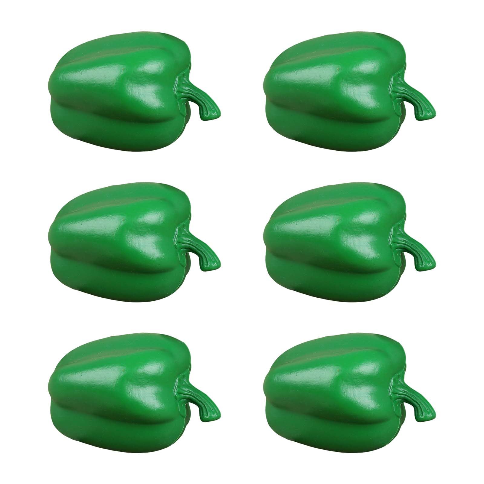 Xinsheinelry 6Pcs Realistic Vegetable Simulation Models Artificial Decoration for Kitchen Display Photography Vegetables Display