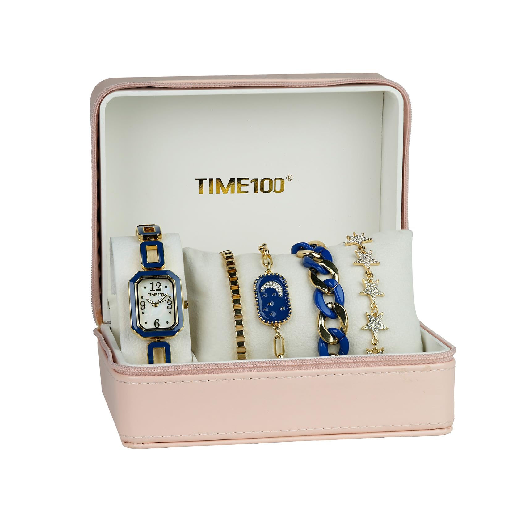 TIME100 Damenmode Uhr und Armband Set Trending Wristwear