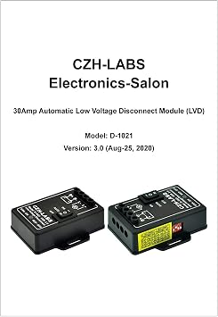 OONO 18V/ 30Amp LVD Low Voltage Disconnect Module.