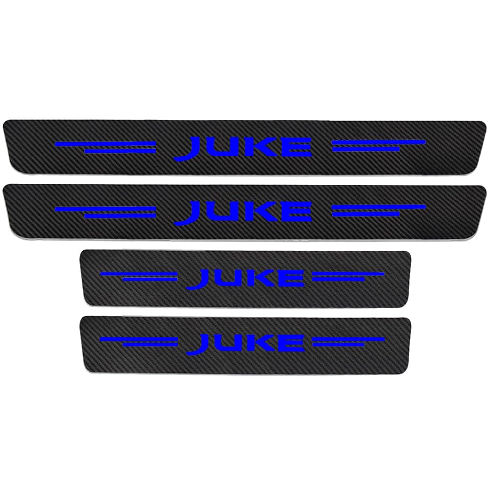 SDYAYFGE 4Pcs Kick Plates Car Door Sill Protector,for Nissan Juke