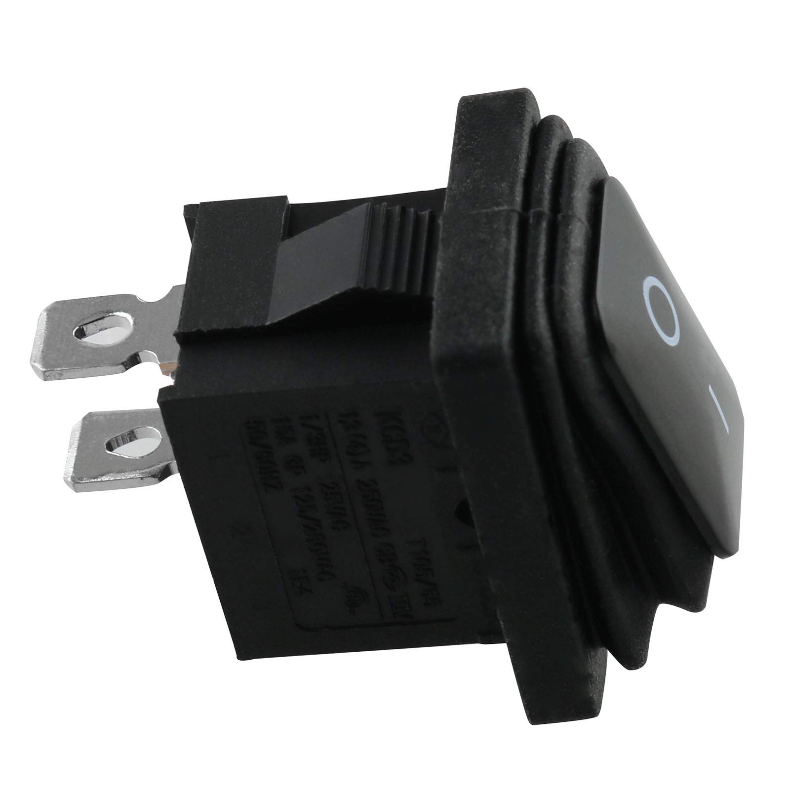 AXLIZER Waterproof Rocker Toggle Switch Waterproof Rocker Switch, Black