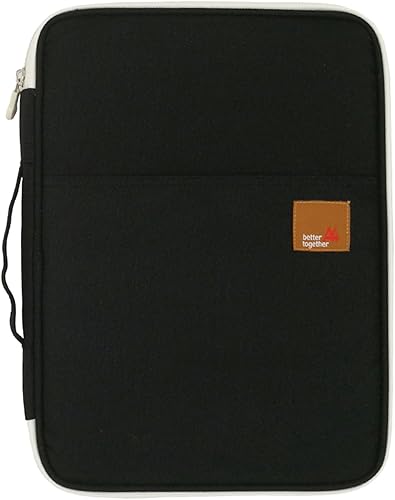 MIRLEWAIY Portafolio impermeable con cremallera organizador A4 bolsa de documentos titular de copia para iPad, tableta y cuaderno