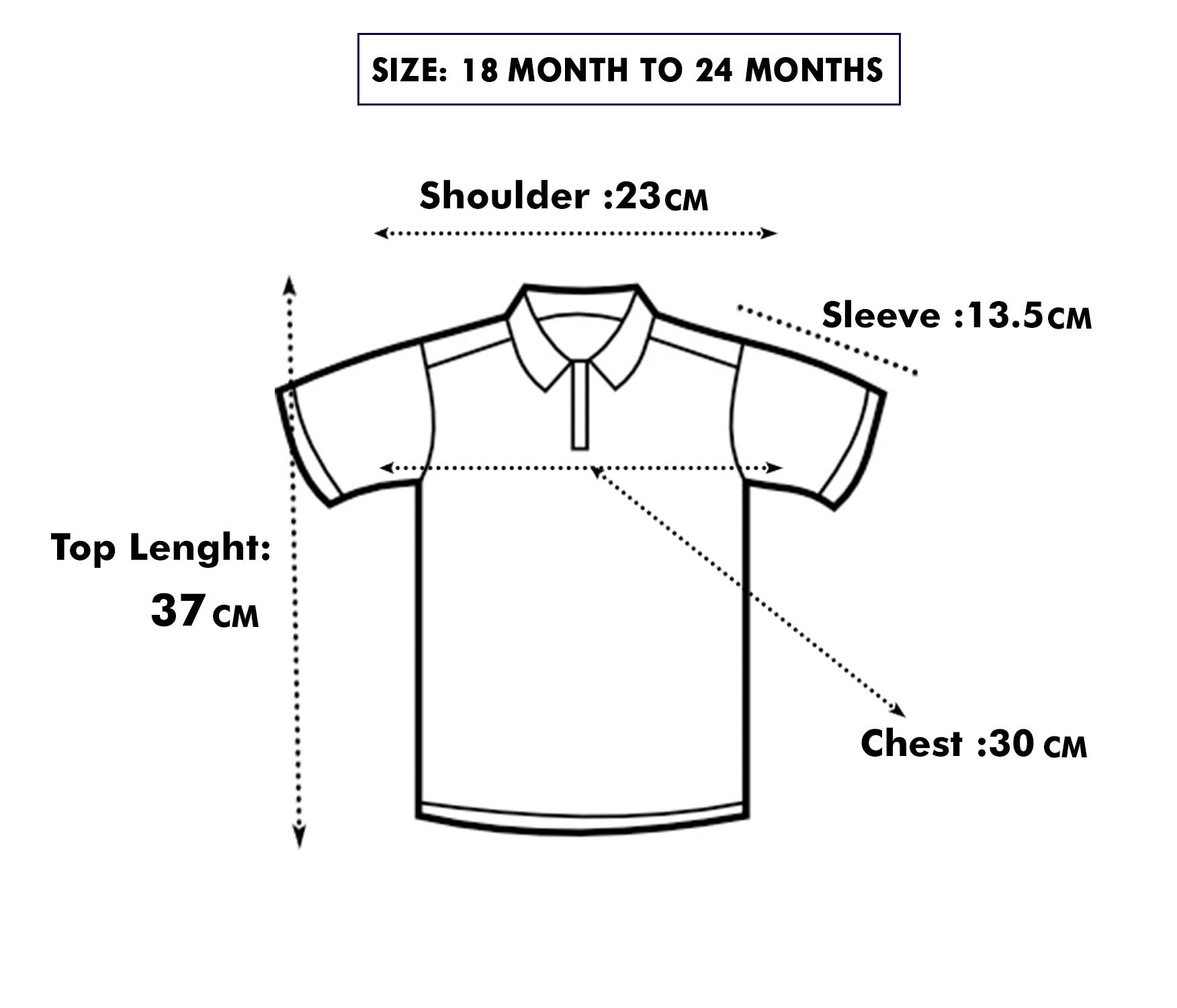 baby wish Boys' & Girls' Polos (BUPTSPQSH-0007-BLU_Blue_3-6 Months) 4
