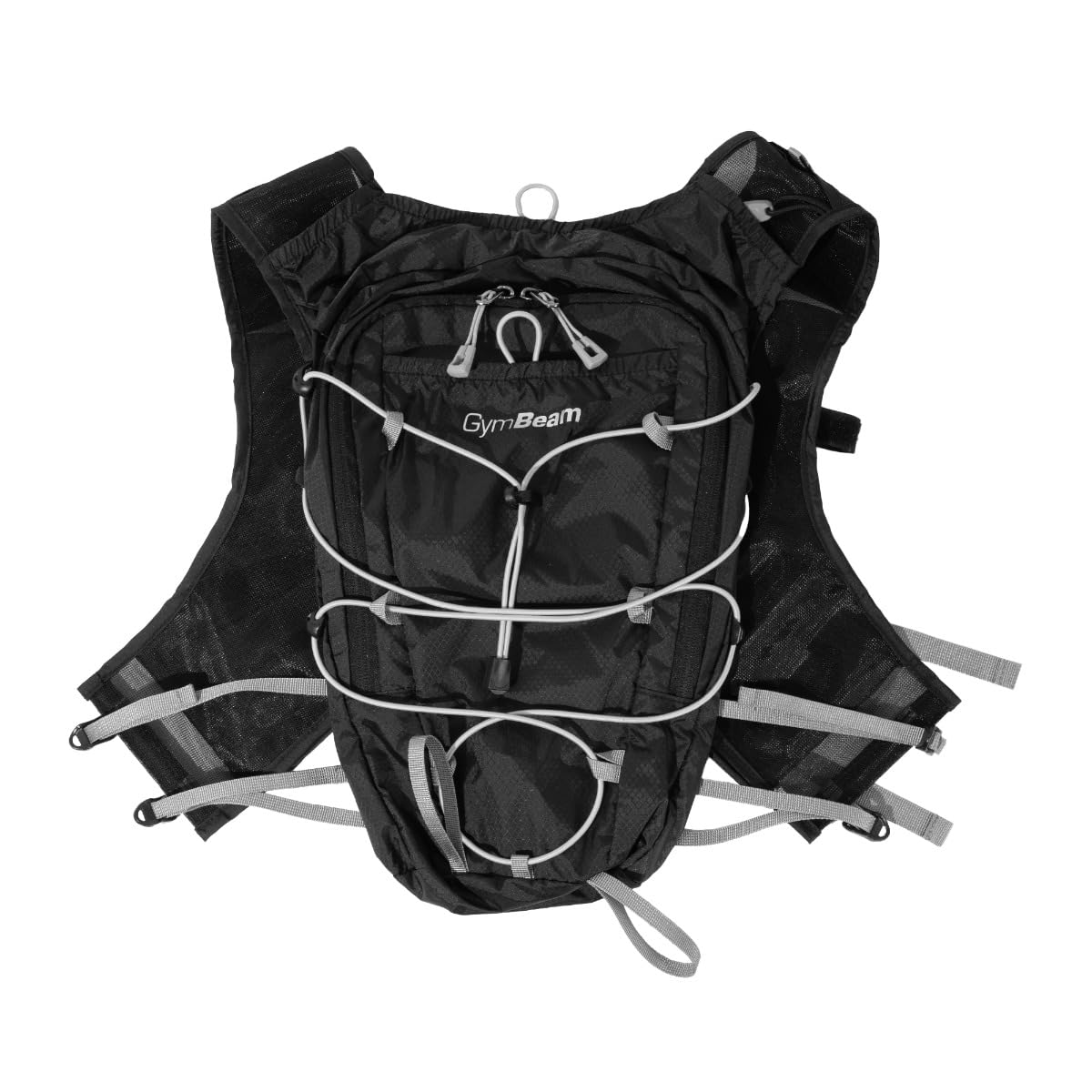 GymBeam Zaino Running Hydropack ProPace - Zaino Sportivo con Sacca Idrica da 2L, Gilet Idratazione Trail Running, Leggero con Cinghie Regolabili e Tasche Multiple