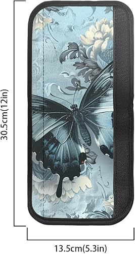 Miniatura 4 de Horeset Juego de 4 fundas estéticas de mariposa para manija de electrodomésticos de cocina, horno, lavavajillas, manija de puerta