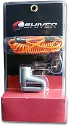 Shiver Cadeado para Disco de Freio de Moto com Lembrete Pino 5,5 mm + Bolsa