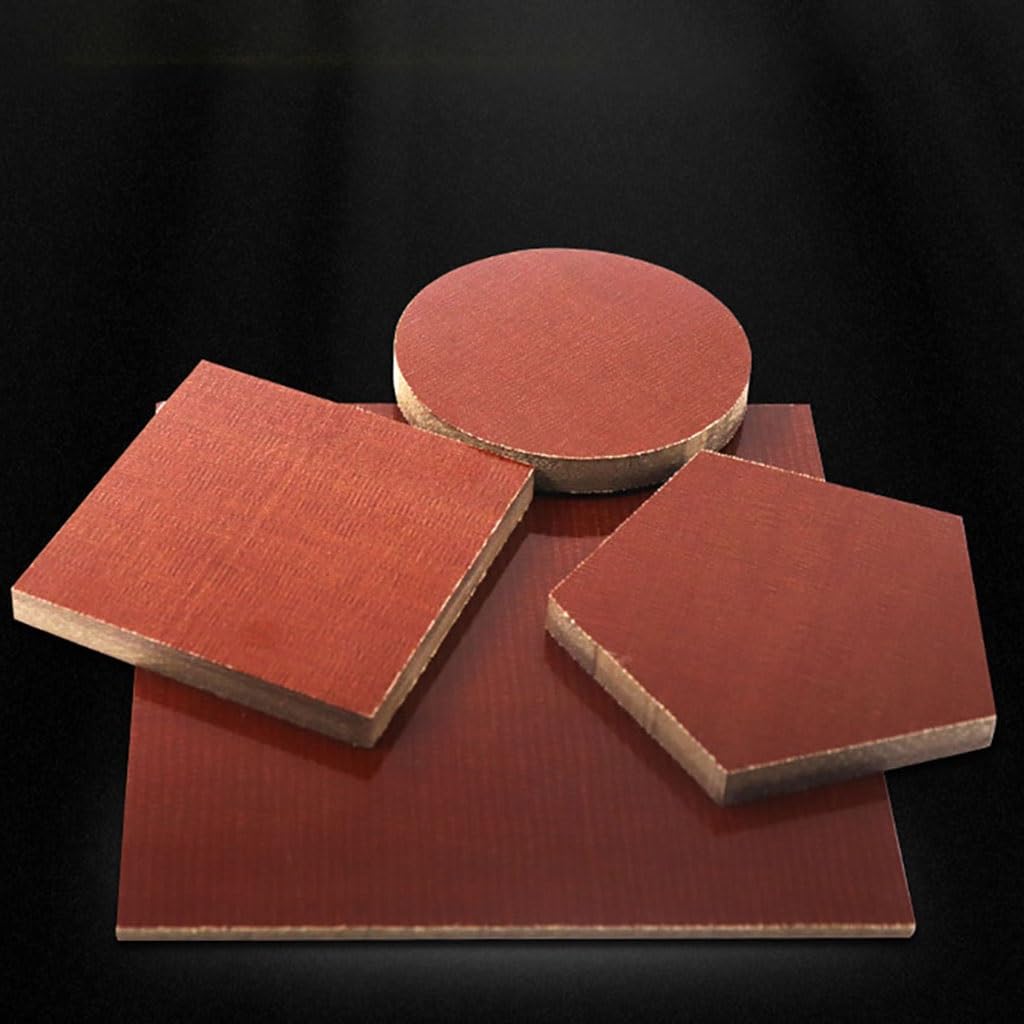 Phenolic Sheets, 1pcs Phenolic Bakelite Sheet, Composite Insulated Board, Electrical Wooden Fabric Plate Resin Laminate Thick 2/3/4/5/6/8/10-50mm(10x200x300mm)