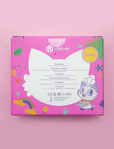 Miniatura 11 de iClever Auriculares Bluetooth para niños, oreja de gato iluminada, volumen seguro 7485dBA, tiempo de reproducción de 60 horas, Bluetooth 5.3, carga