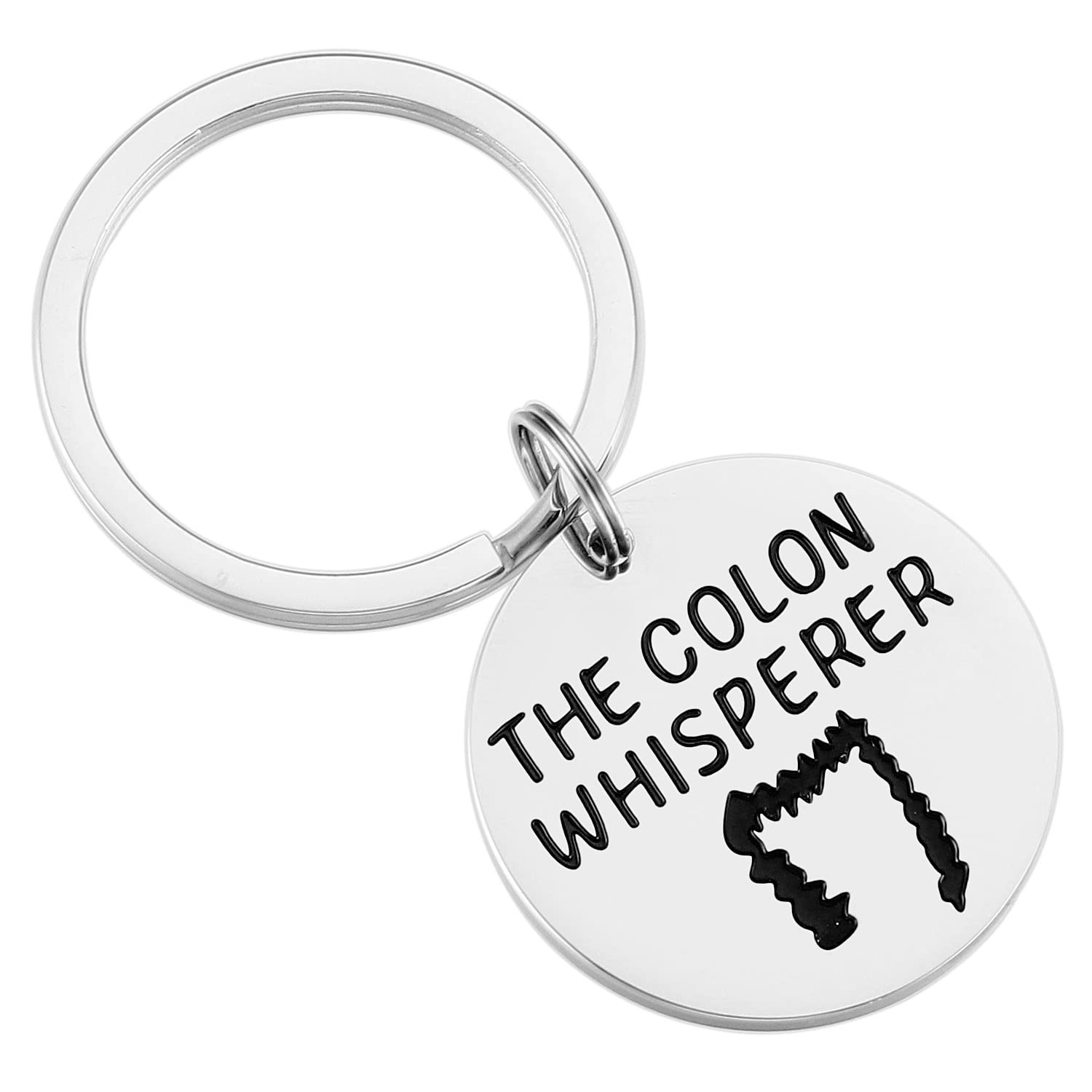 Gastroenterologist Gifts For Men Women Keychain Gastroenterology Gifts Doctor Key Chain The Colon Whisperer Keyring Colon Keychain