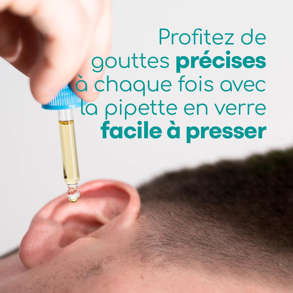 Medi Grade Kit de Seringue pour Nettoyage des Oreilles avec Huile d'olive et 3 Pointes Douces pour Retirer la Cire – Nettoyant pour Oreilles Réutilisable – Nettoie les Oreilles, Améliore l'audition
