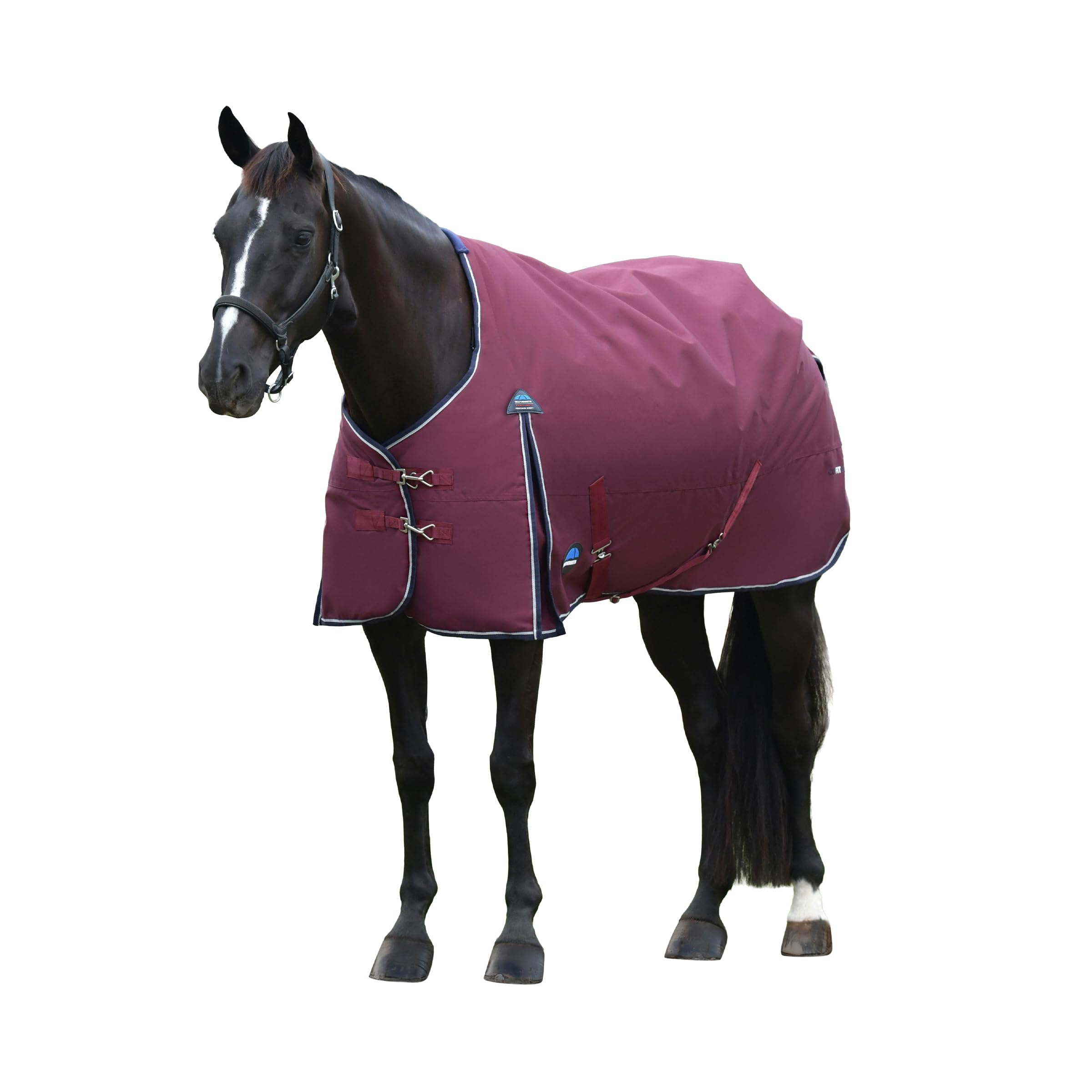 WeatherBeeta ComFiTec Essential Turnout 50g, Burgundy/Navy, 5'6