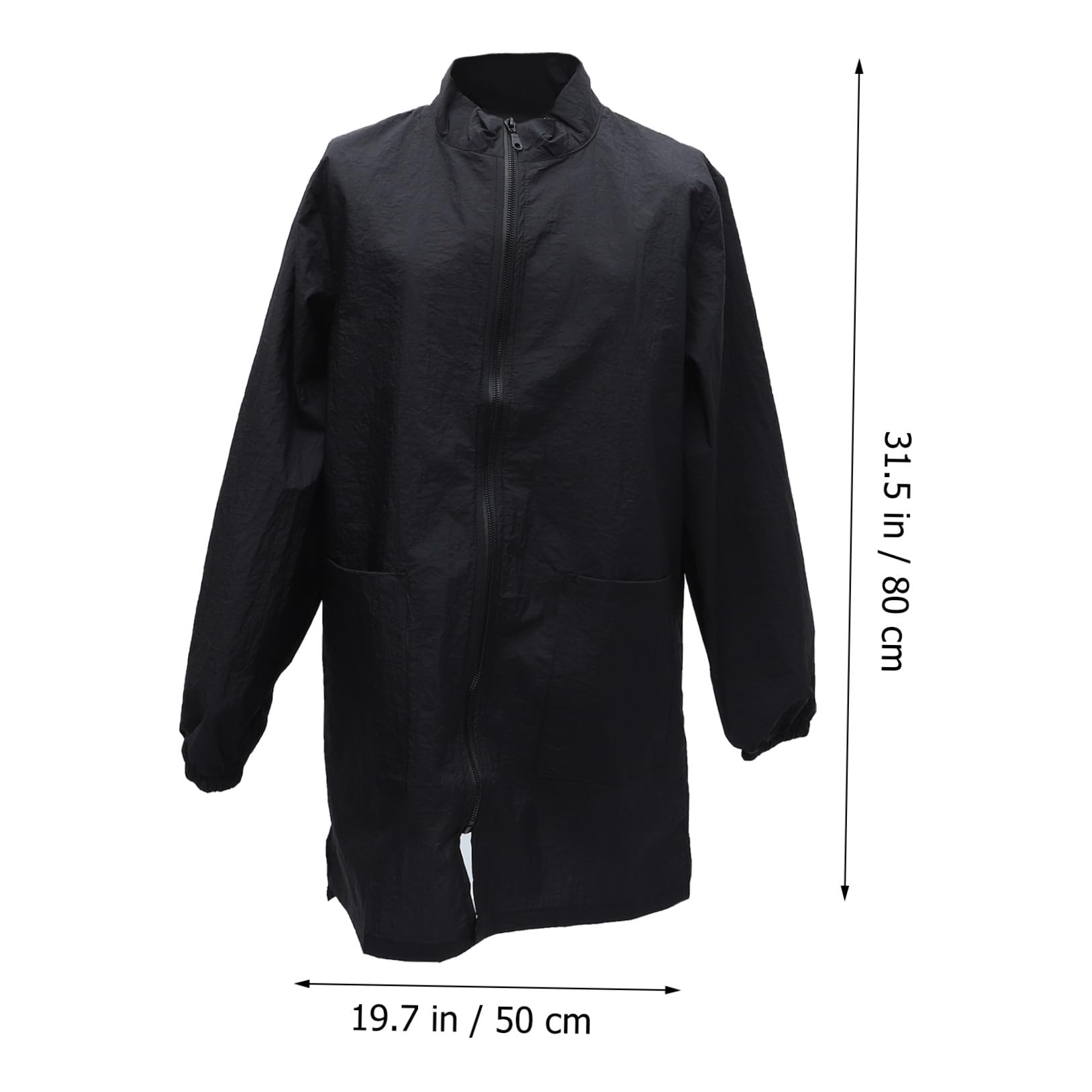 Artibetter Grembiule da Lavoro per Toelettatore Animali in Nailon Nero e Antistatico, Protegge i Vestiti per Taglio Unghie e Giardinaggio,